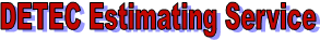 DETEC Estimating Service